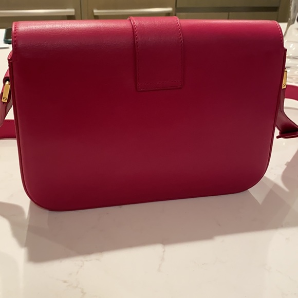YSL Barbie pink leather crossbody bag - Picture 3 of 8